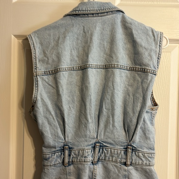 Zara Denim Mini Dress - Picture 8 of 10